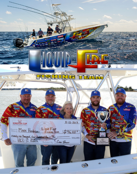 TACO Marine pro ambassador Liquid Fire Fishing Team